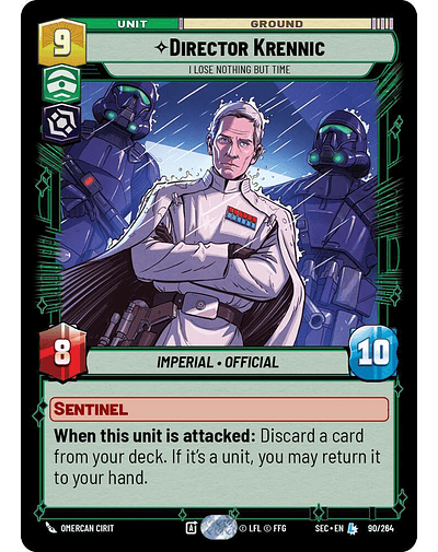 Director Krennic - I Lose Nothing But Time