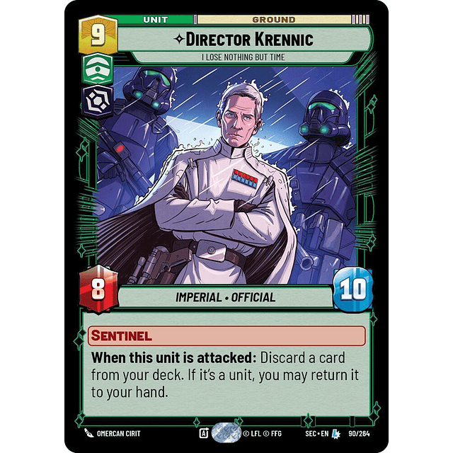 Director Krennic - I Lose Nothing But Time