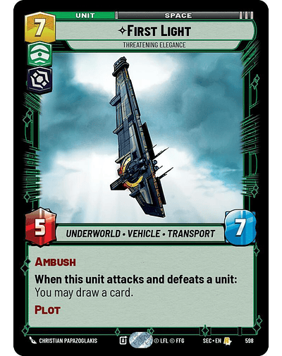 First Light - Threatening Elegance (Foil) 