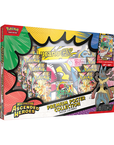 [Preventa] Pokemon TCG Mega Evolution - Ascended Heroes Premium Poster Collection (ENG)
