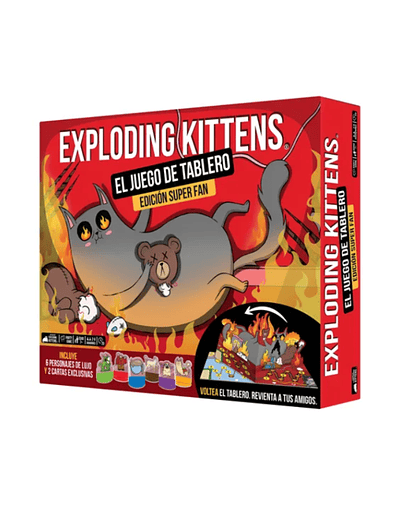 Exploding Kittens Super Fan Edition – El juego de tablero