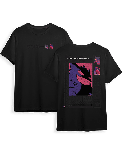 Poleras Pokémon - Secret Art: Gengar  — Shadow Pokémon