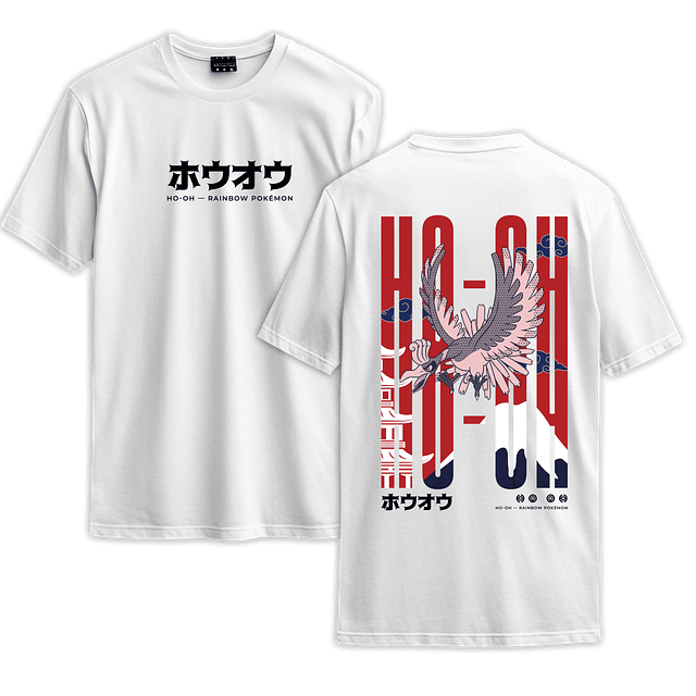 Poleras Pokémon - Secret Art: Ho-Oh — Rainbow Pokémon 2