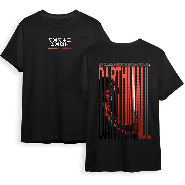 Poleras STARWARS - Secret Art: Darth Maul