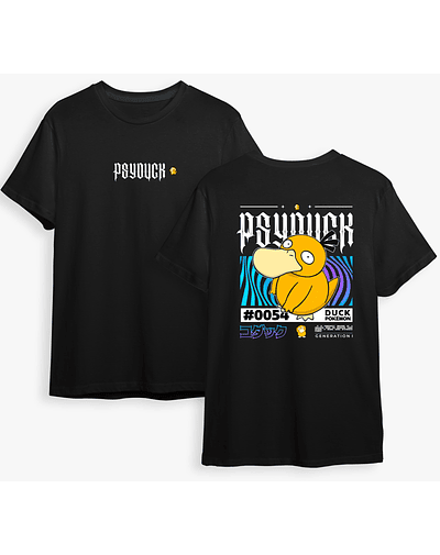 Poleras Pokémon - Secret Art: Psyduck