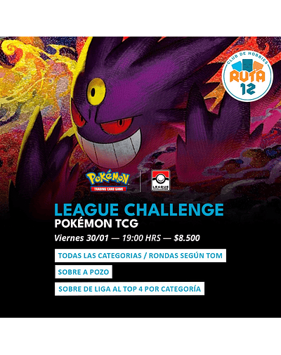 League Challenge Enero - Pokémon TCG 