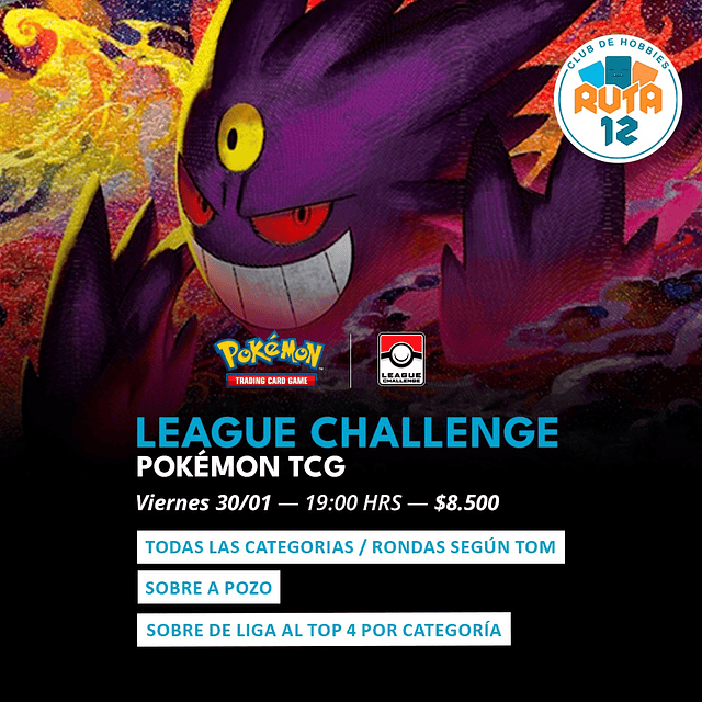 League Challenge Enero - Pokémon TCG 