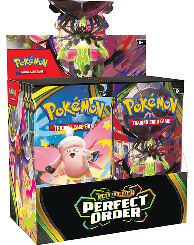 -PREVENTA- Pokémon TCG: Mega Evolution Perfect Order – Booster Box (ESP)