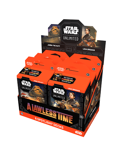 Star Wars Unlimited - A Lawless Time Spotlight Deck Display Inglés