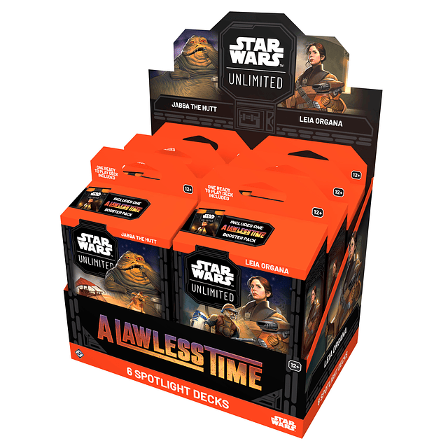 Star Wars Unlimited - A Lawless Time Spotlight Deck Display Inglés
