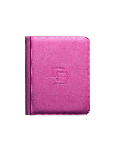 Carpeta Toploader 112 cartas TCG - Decksaver - Rosado