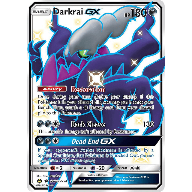 Darkrai GX Ingles