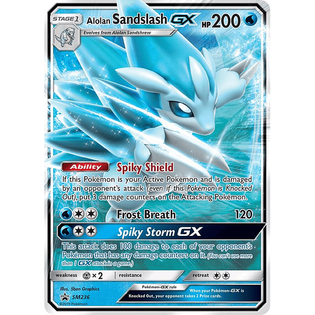 Alolan Sandslash GX Español