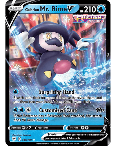 Galarian Mr. Rime V - SWSH10