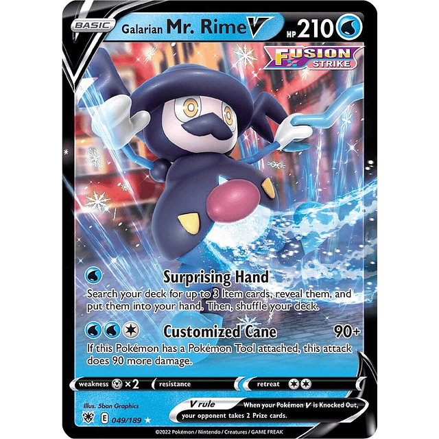 Galarian Mr. Rime V - SWSH10
