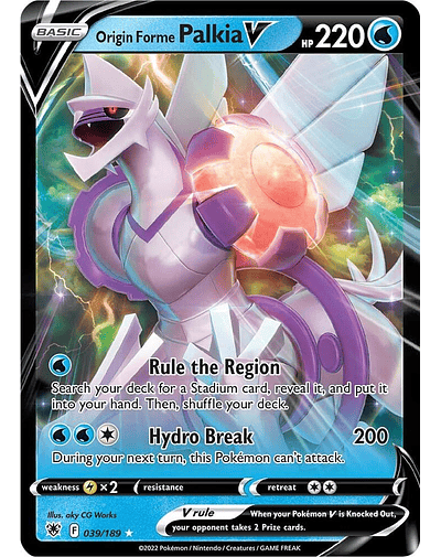 Origin Forme Palkia V - SWSH10