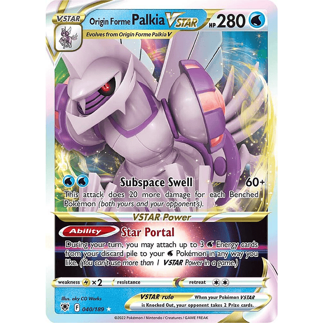 Origin Forme Palkia VSTAR - SWSH10