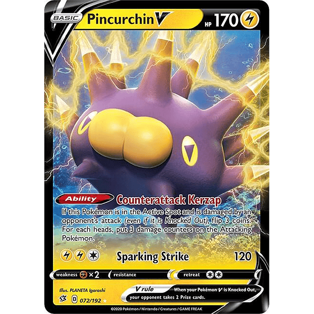 Pincurchin V - SWSH02