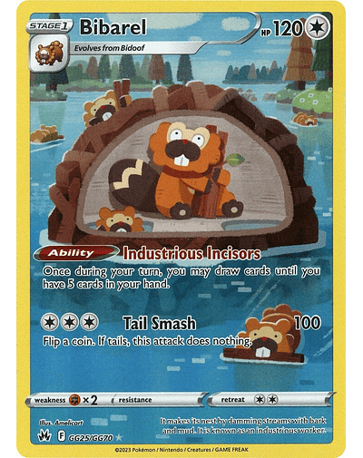 Bibarel - Crown Zenith