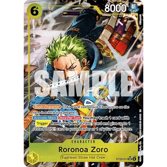 Roronoa Zoro (Full Art) - Starter Deck 29