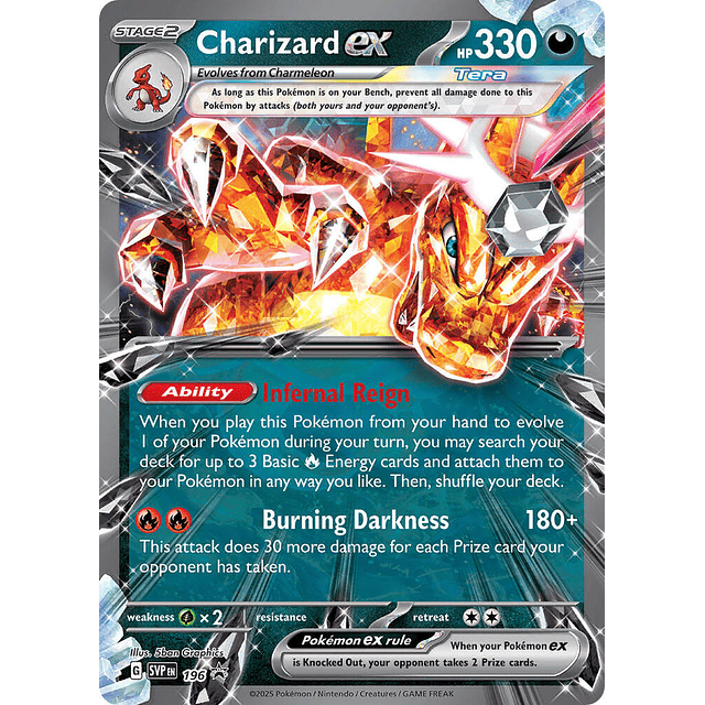 Charizard ex -196 