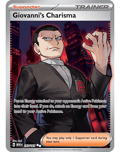 Giovanni's Charisma - 197/165