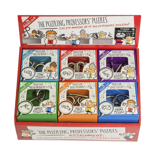 Puzzling professor’s Display – Puzzles de Metal (unidad)