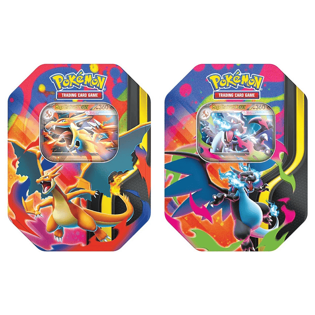 Mega Charizard ex Tins - Ingles 