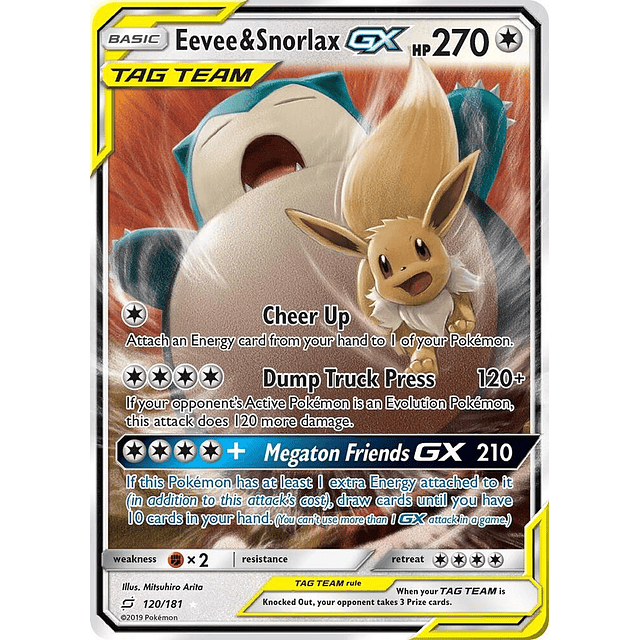 Eevee & Snorlax GX