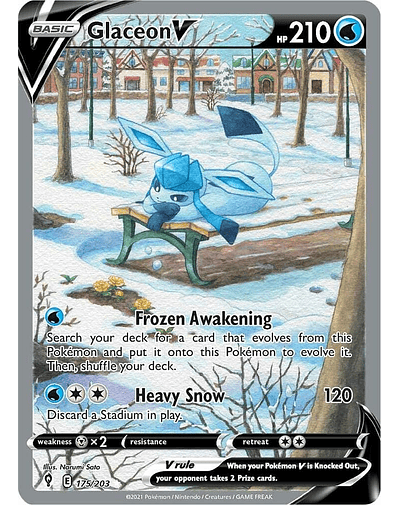 Glaceon V (Alternate Full Art)
