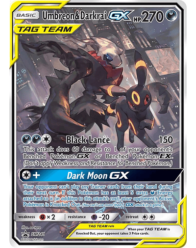Umbreon & Darkrai GX 