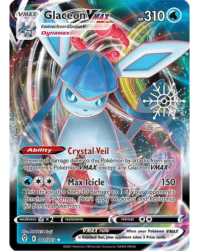 Glaceon VMAX - (Holiday Calendar)