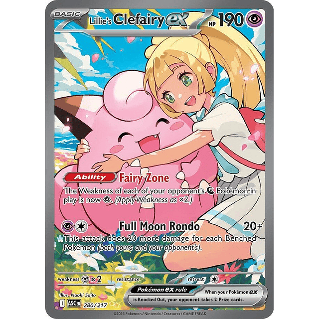 Lillie's Clefairy ex - 280/217