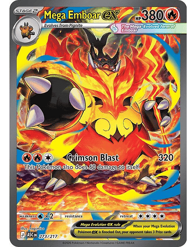 Mega Emboar ex - 273/217