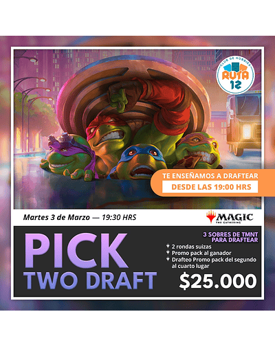 Pick 2 Draft MTG - Cubo Pauper