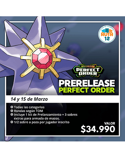 Prelanzamientos ''Mega Evoluciones: Equilibrio Perfecto''