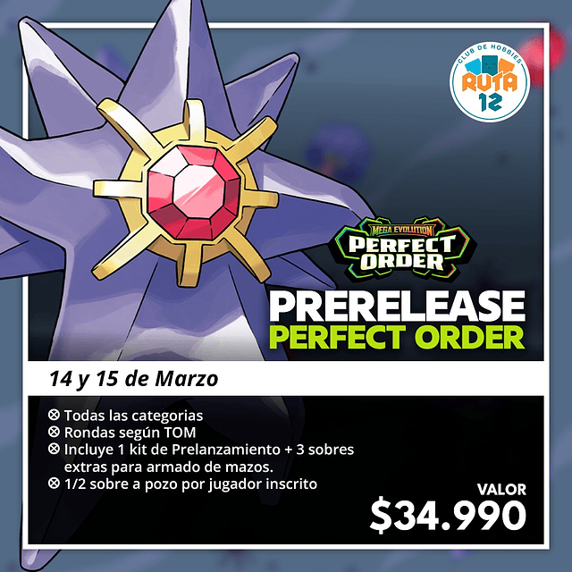 Prelanzamientos ''Mega Evoluciones: Equilibrio Perfecto''