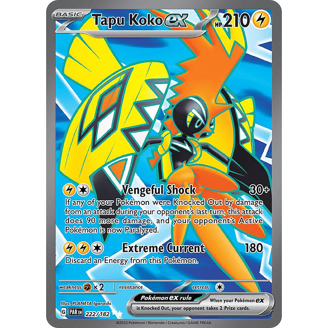 Tapu Koko ex - 222/182