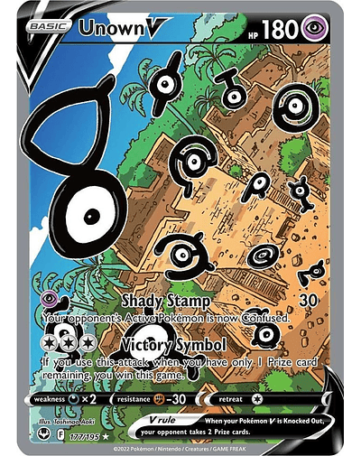 Unown V (Alternate Full Art)
