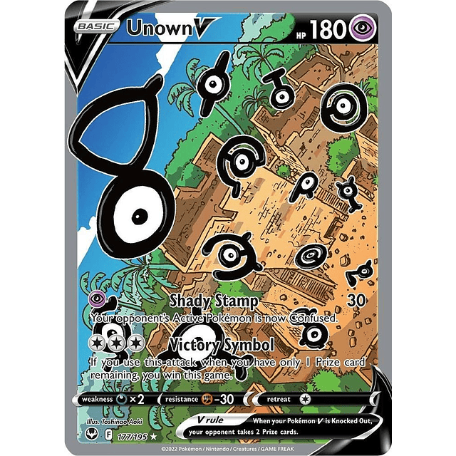 Unown V (Alternate Full Art)