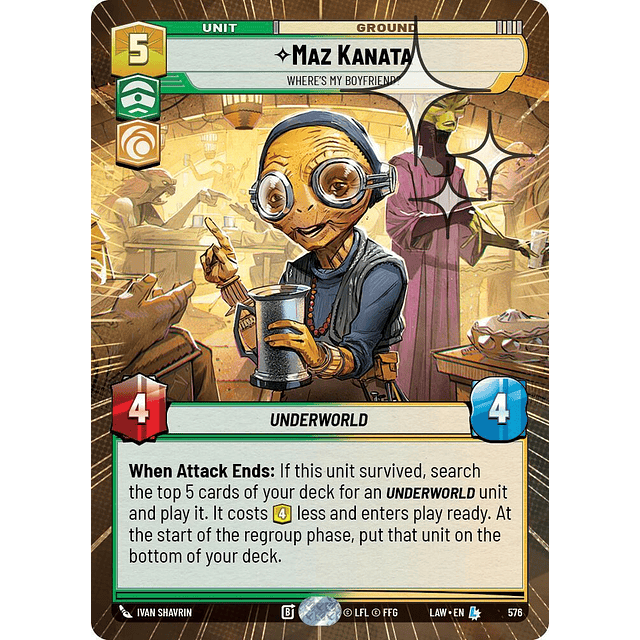 Maz Kanata - Where's My Boyfriend? (Hyperspace Foil)