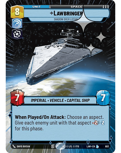 Lawbringer - Shadow Over Lothal (Hyperspace Foil)