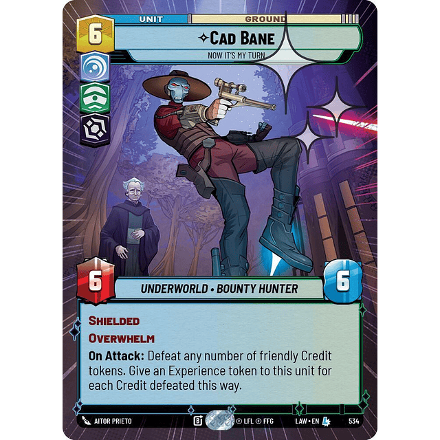Cade Bane - Now It's My Turn (Hyperspace Foil)