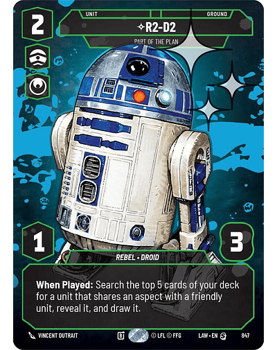 R2-D2 - Part of the Plan (Prestige Foil)