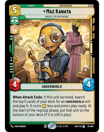 Maz Kanata - Where's My Boyfriend?