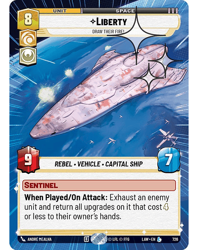 Liberty - Draw Their Fire! (Hyperspace Foil)