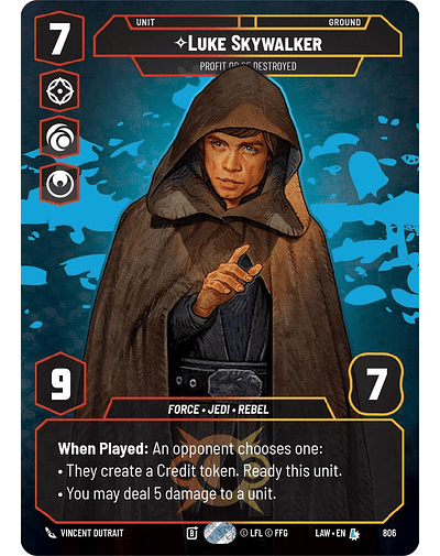 Luke Skywalker - Profit or Be Destroyed (Prestige)