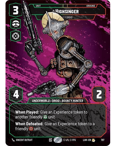 Highsinger - Deadly Droid (Prestige)