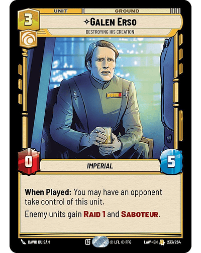 Galen Erso - Destroying His Creation