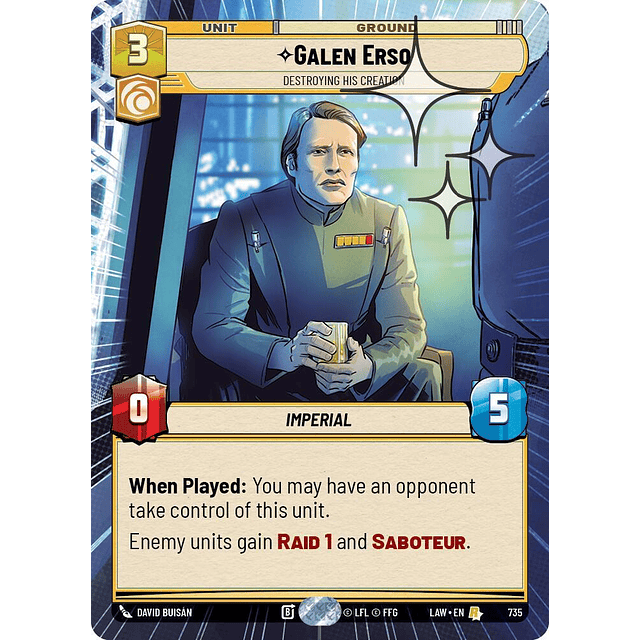 Galen Erso - Destroying His Creation (Hyperspace Foil) 2